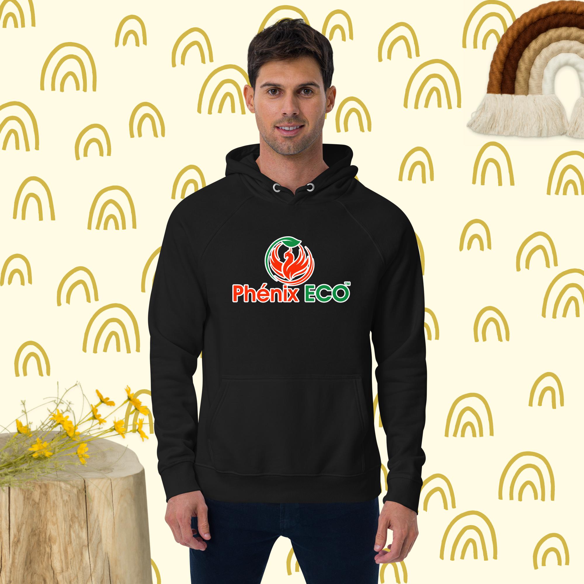 Unisex eco raglan hoodie - Image 2