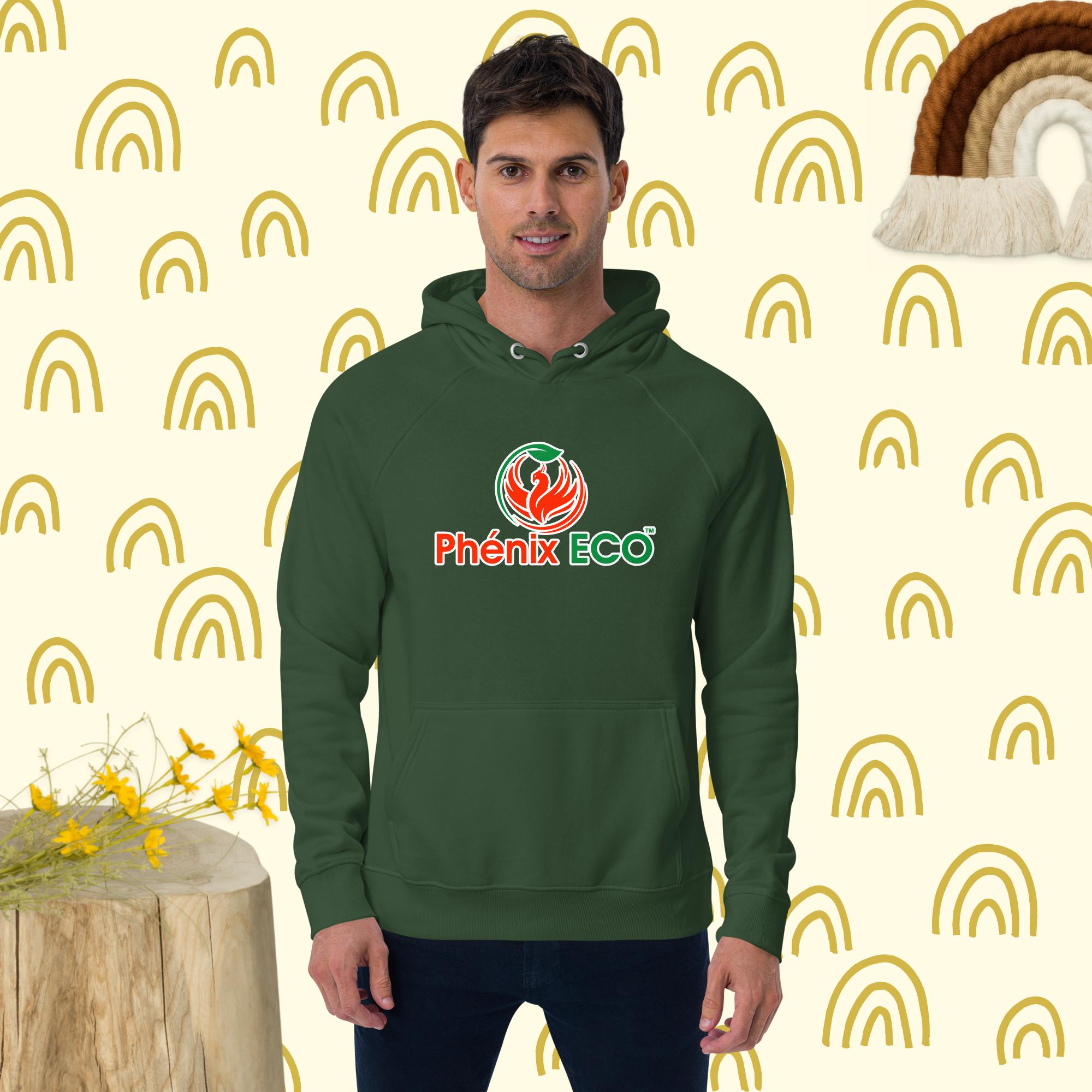 Unisex eco raglan hoodie - Image 3