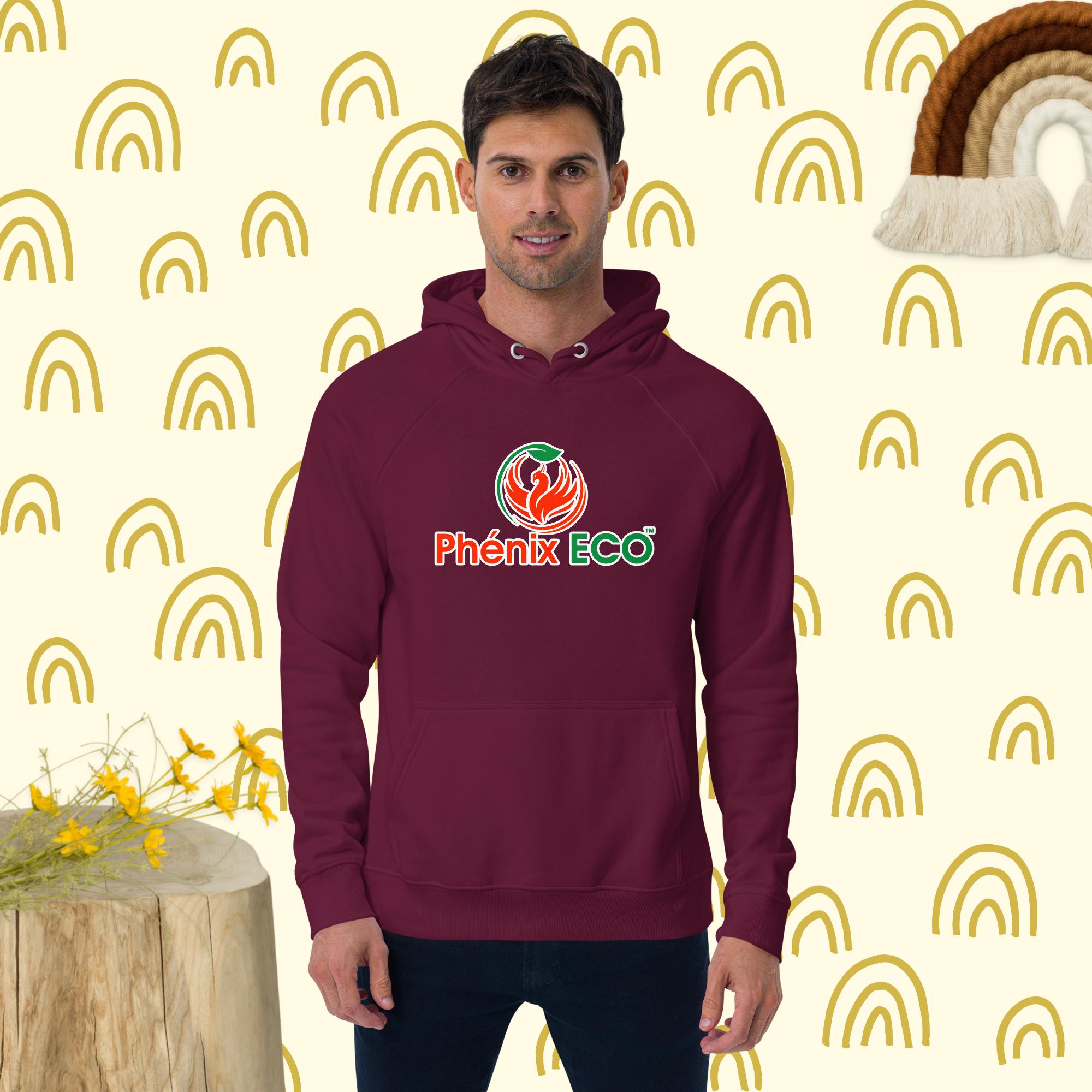 Unisex eco raglan hoodie - Image 4