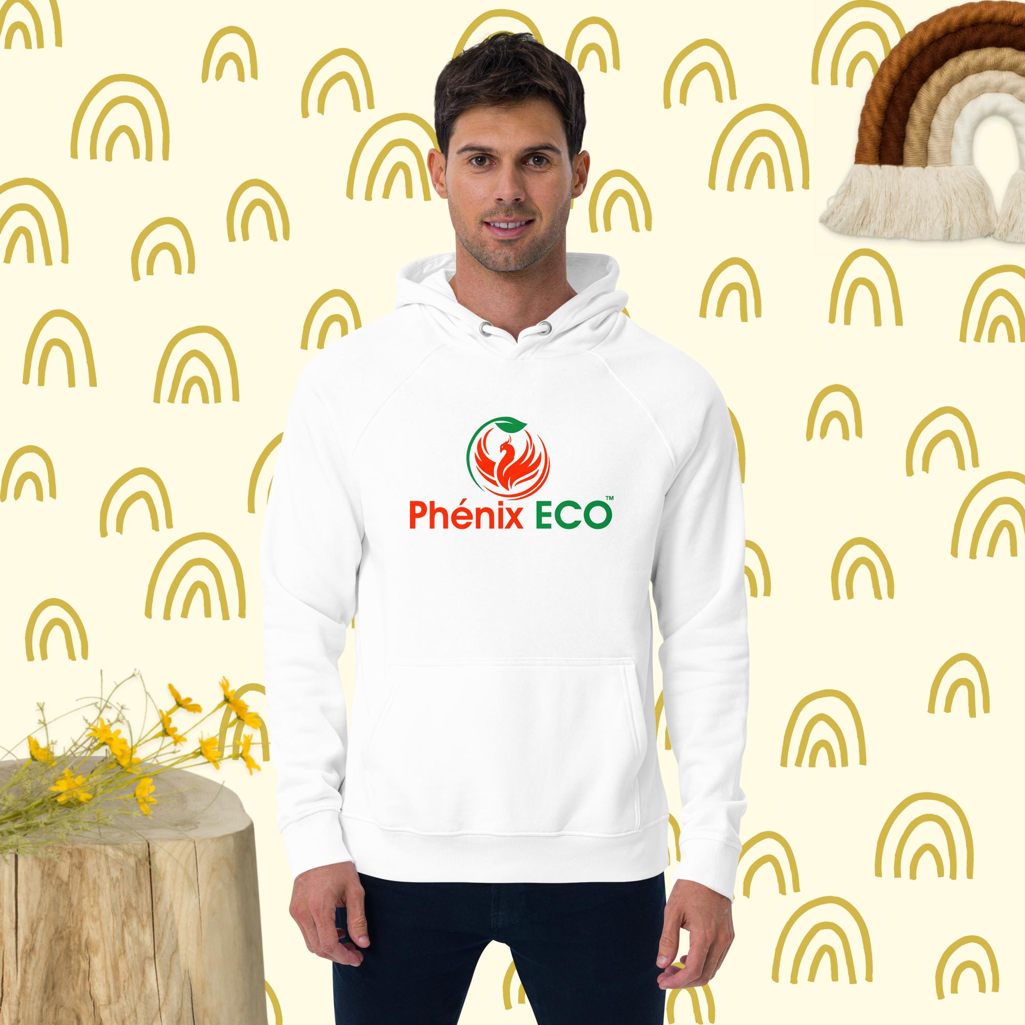 Unisex eco raglan hoodie - Image 5